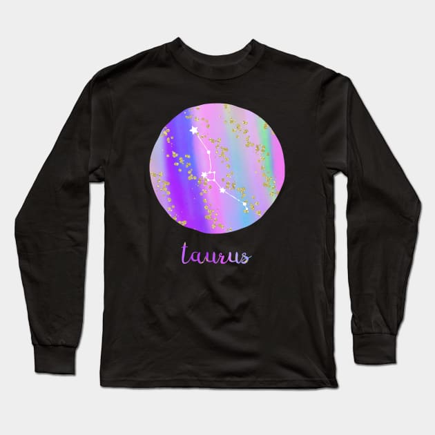 Taurus sign Long Sleeve T-Shirt by tortagialla